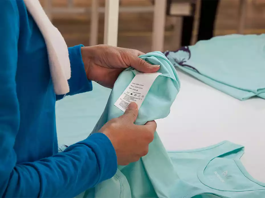 sample label checking, Fabric quality assessment, Accessory development